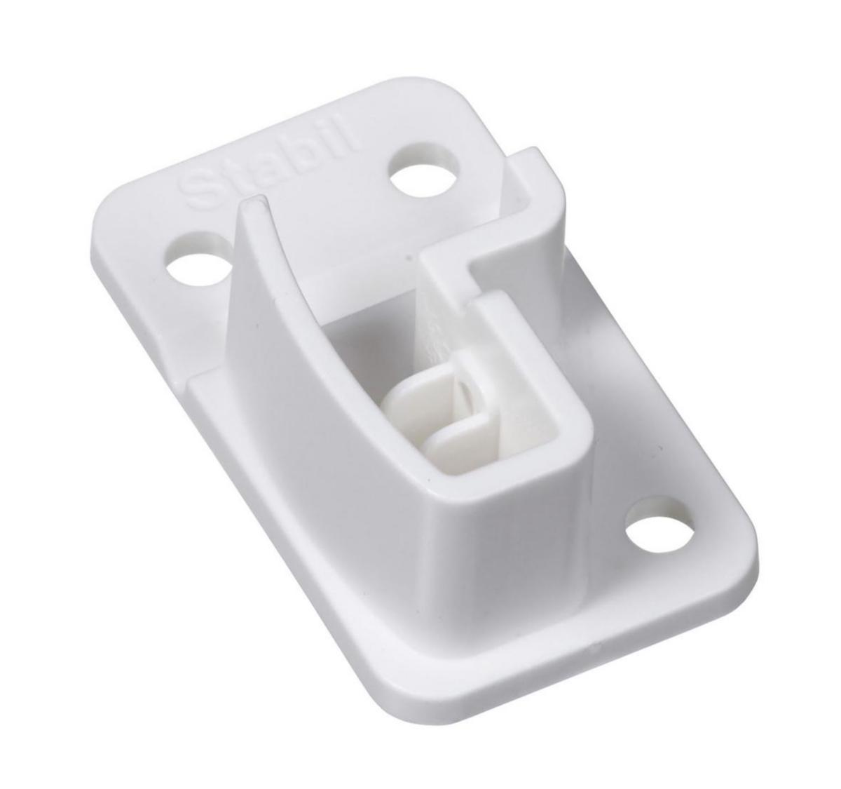 Tillbehör draperiskena a-collection 1 Stabil - VÄGGFÄSTE VIT 2ST