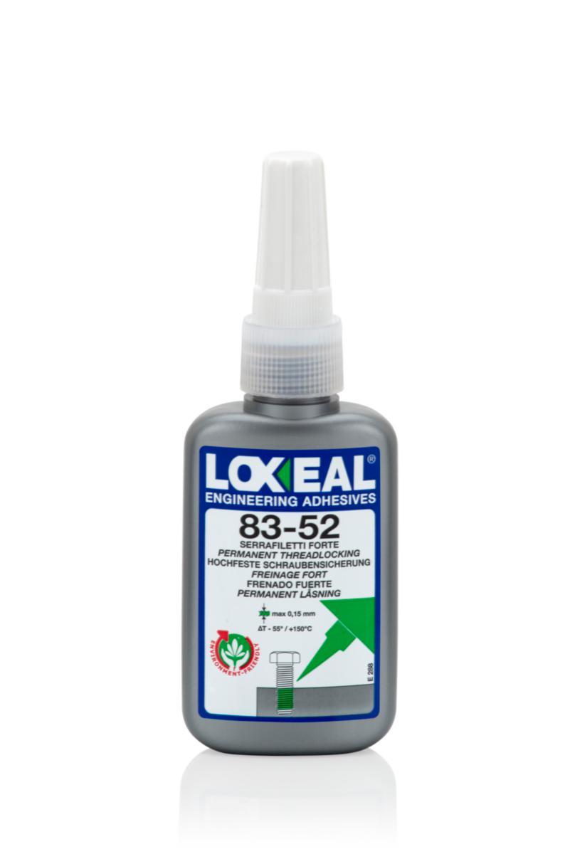 Gänglåsning LOXEAL 83-52 - GÄNGLÅSNING LOXEAL 83-52 50ML FLASKA STARK GREEN LINE