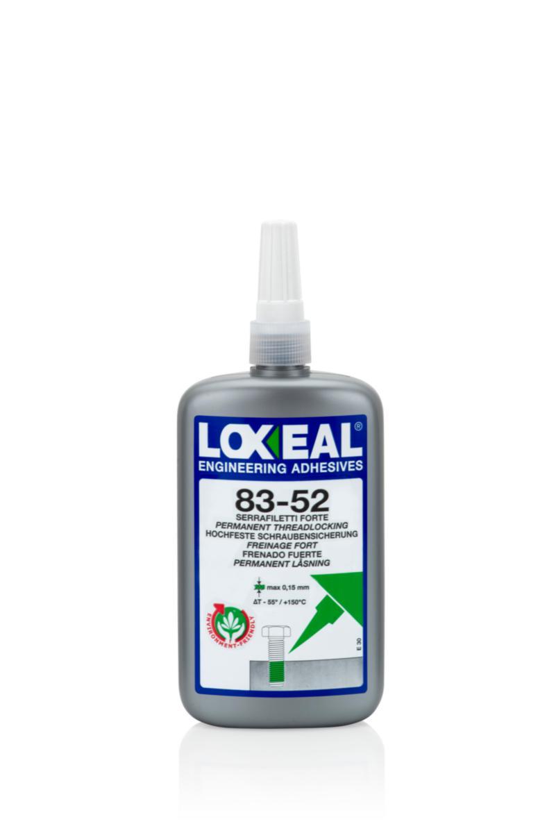Gänglåsning LOXEAL 83-52 - GÄNGLÅSNING LOXEAL 83-52 250ML FLASKA STARK GREEN LINE