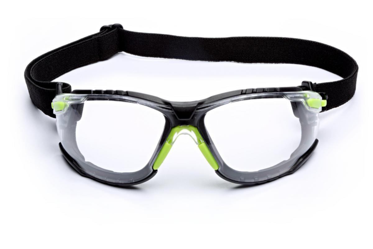 Skyddsglasögon 3M Solus Scotchgard - SKYDDSGLASÖGON 3M S1201 SOLUS SCOTCHGARD GREEN SET
