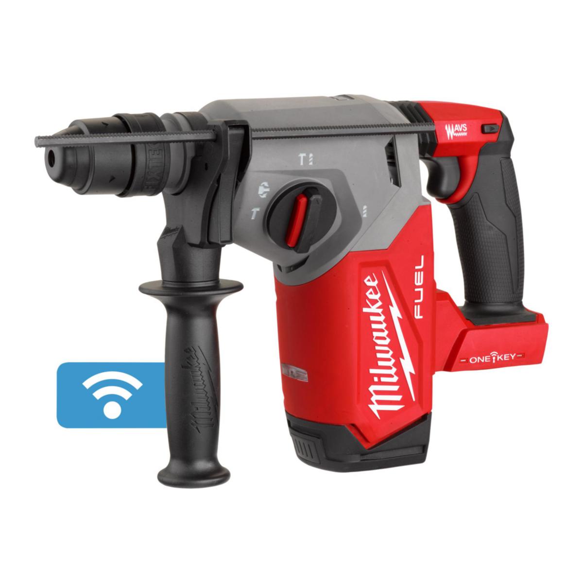 Kombihammare Milwaukee M18 ONEFHXDEL-552C - KOMBIHAMMARE MILWAUKEE M18 ONE FHXDEL-552C,2X5,5AH,LADDARE