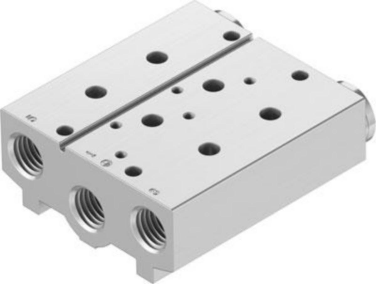 Anslutningsblock Festo VABM-B10-25 - ANSLUTNINGSBLOCK FESTO VABM-B10-25S-G38-2