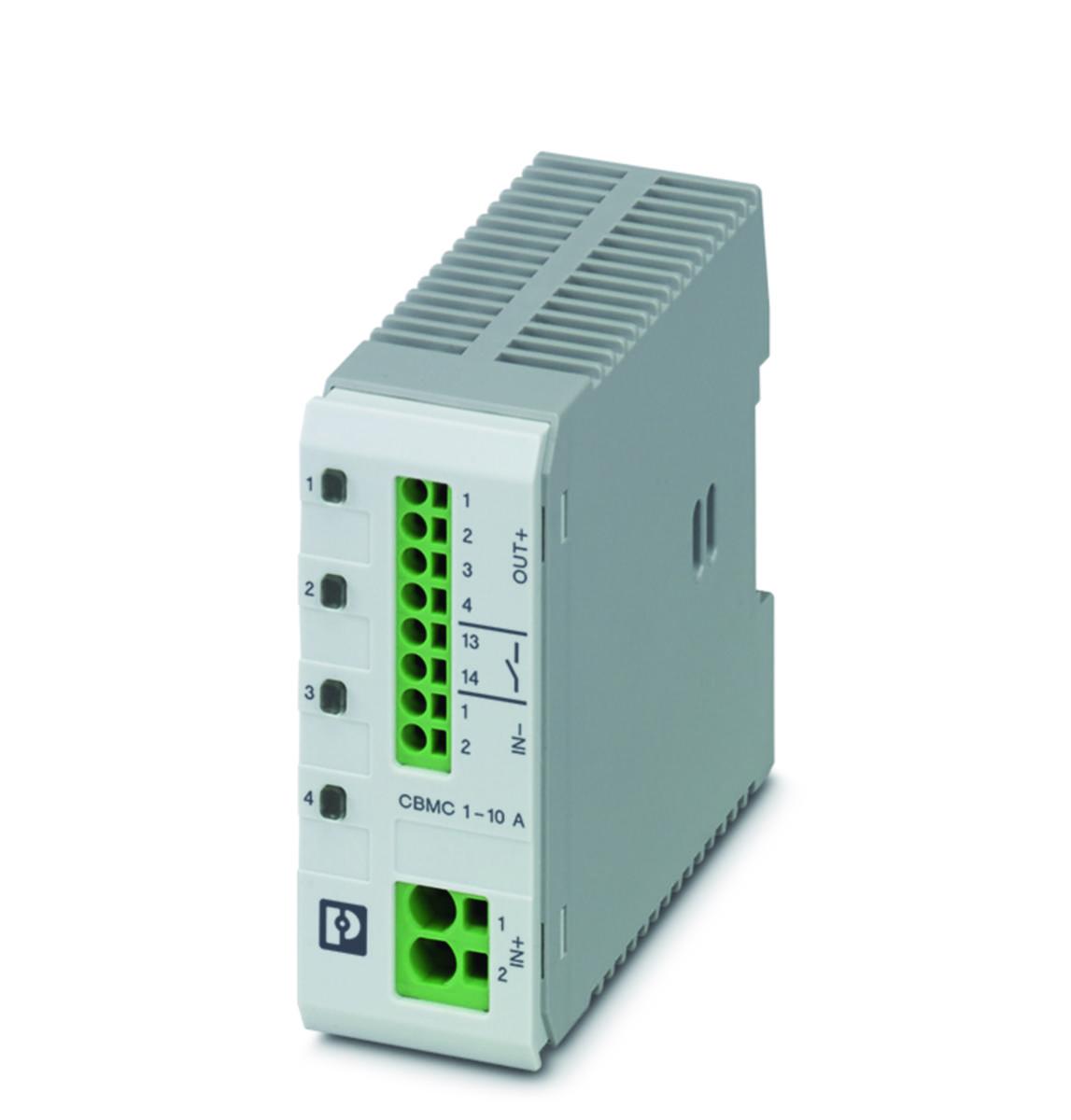 Säkringsmodul CBMC - SÄKRINGSMOD 4-KAN 24VDC/ 10A CBMC E4 24DC/1-10A NO