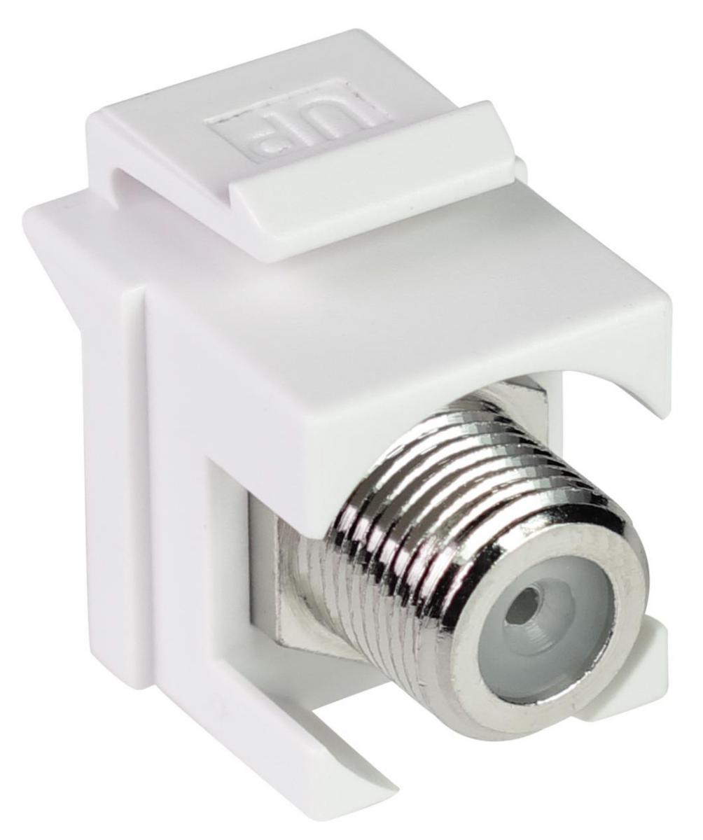 Kontaktövergång adapter F-kontakt till F-kontakt Keystone, Elko - F- F ADAPTER KEYSTONE