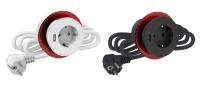 Bordsuttag Schuko 1xUSB