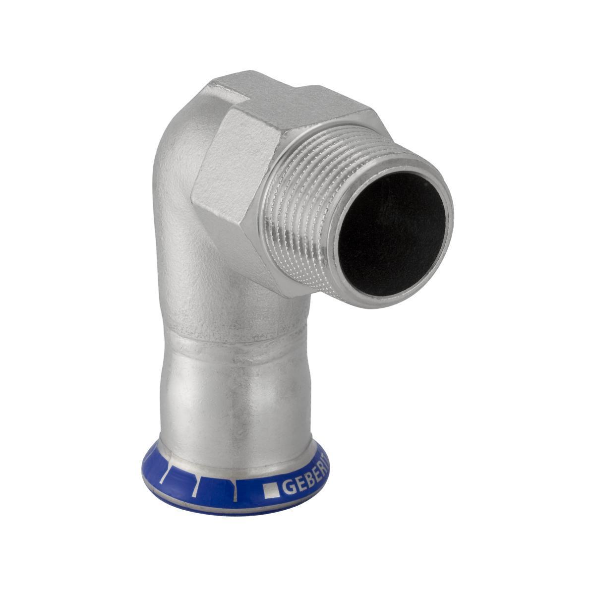 Vinkel 90° 1-Muff/utv gg, rostfritt, Mapress - 22-3/4" VINKEL 90GR 1UTVGG MPF ROSTFRITT