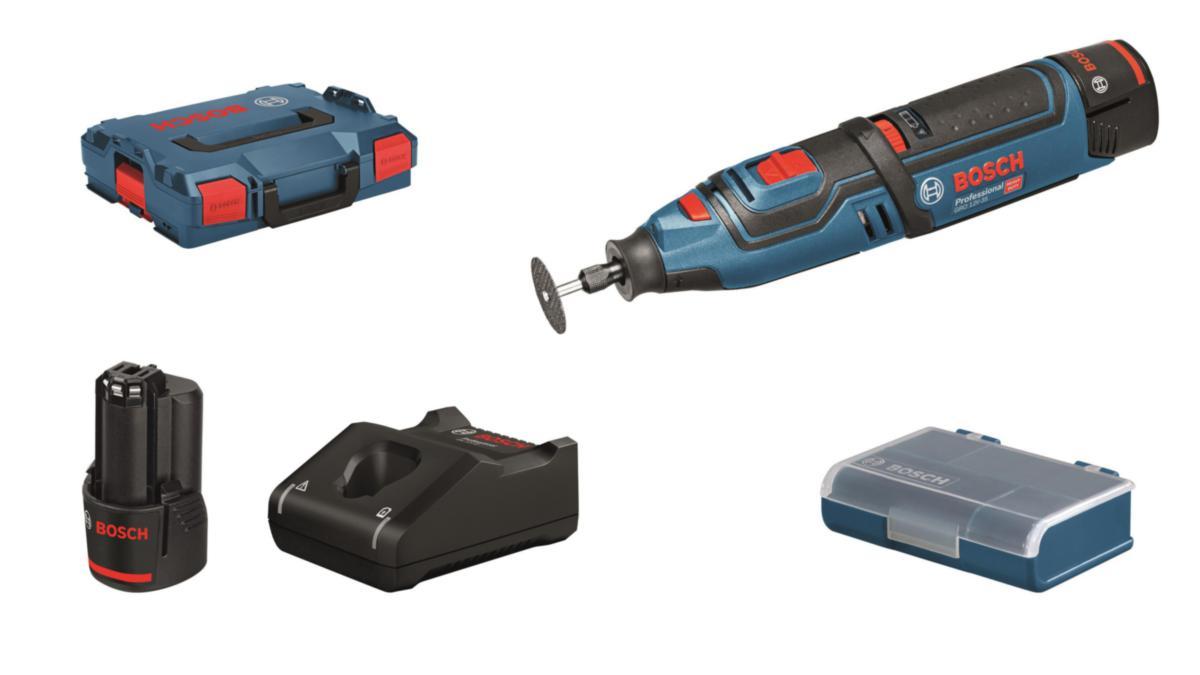 Multiverktyg Bosch GRO 12V-35 - MULTIVERKTYG BOSCH GRO 12V-35 2X2.0AH L-BOXX