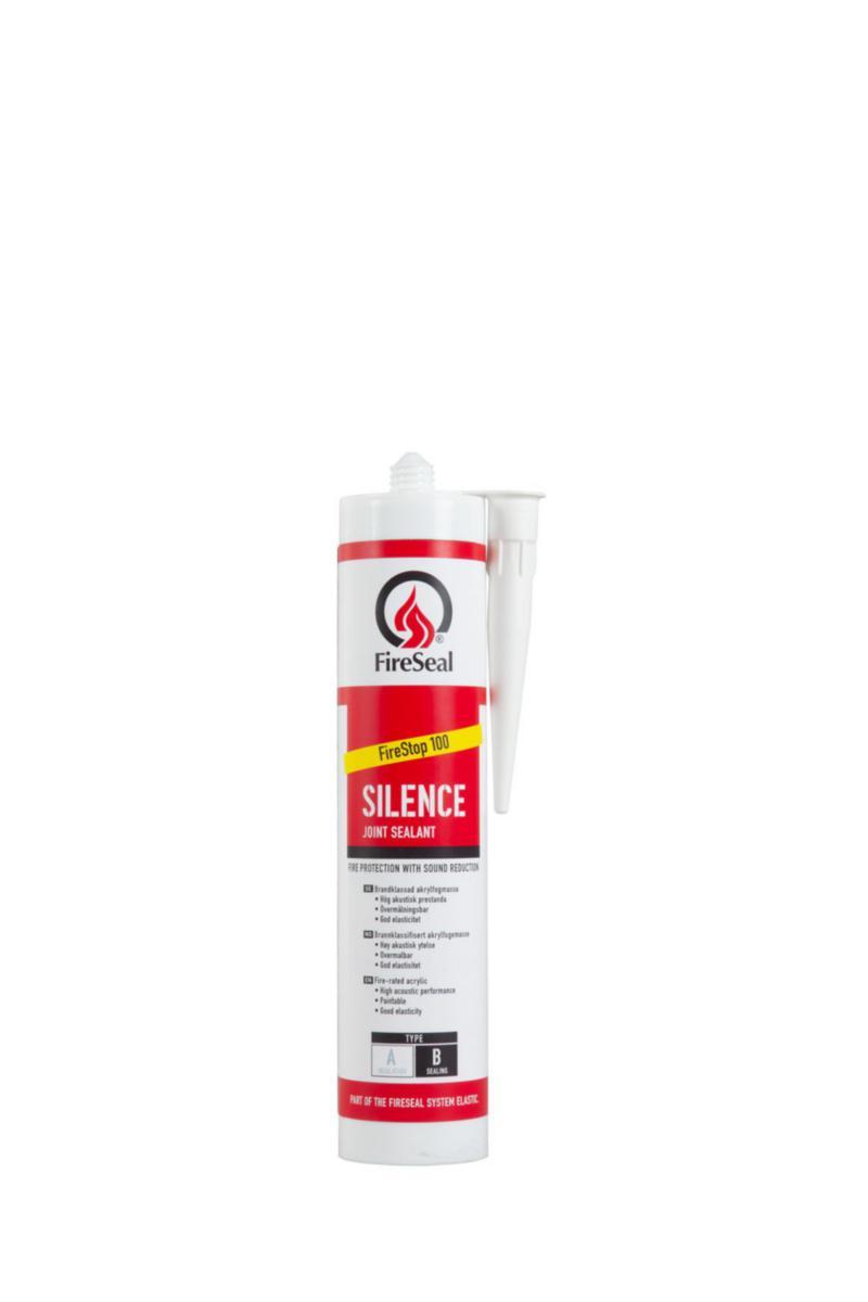 Fireseal Firestop 100 Silence - BRANDFOGMASSA FIRESTOP 100 SILENCE FIRESEAL VIT 310 ML