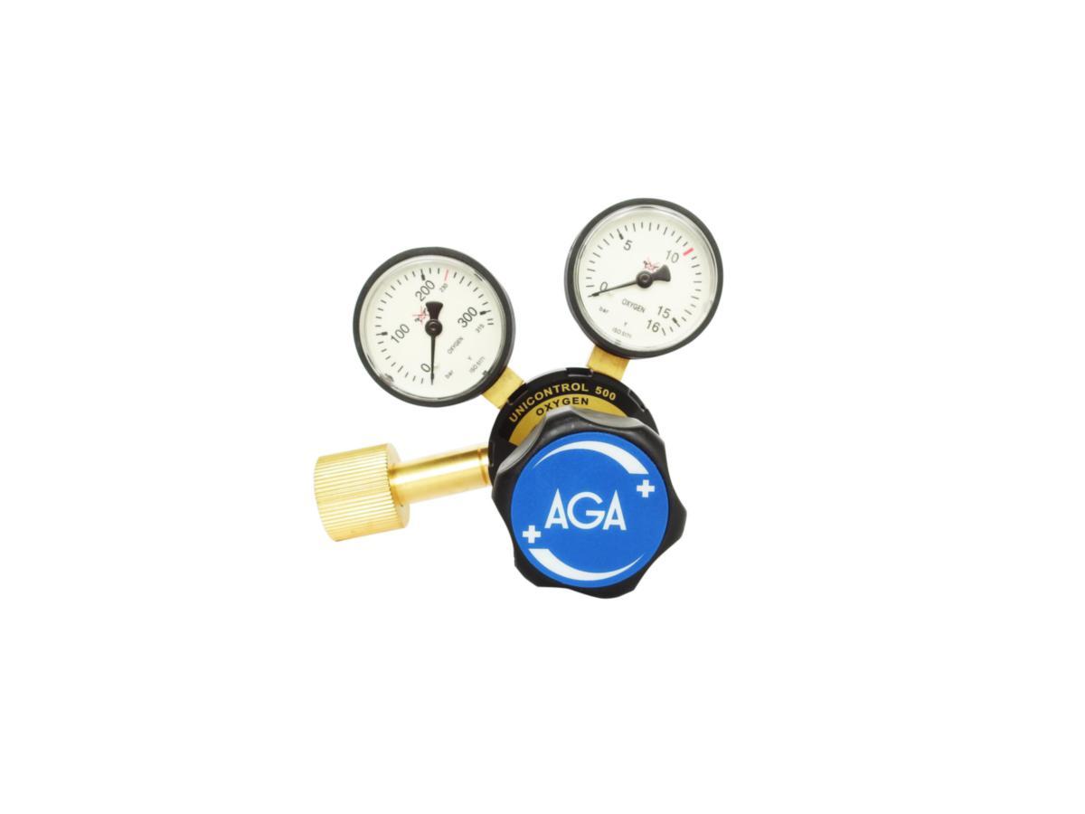 Regulator AGA UNICONTROL 500 Hand Tight - REGULATOR AGA UNICONTROL 500 HT OXYGEN 213000324