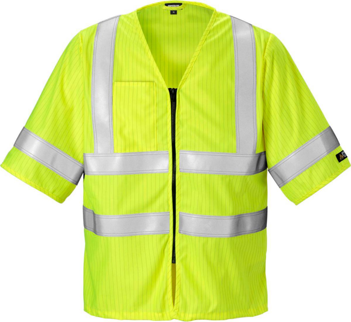 Varselväst Fristads 5023 FHA - VARSELVÄST FK 5023 FHA GUL FLAM KL3 STL L/XL