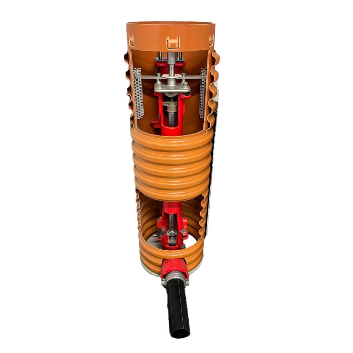 Brandpost RHB gjuten i trumma - BRANDPOST RHB GJUTEN 1410MM TRUMMA EXKL BETÄCKN, SL.KOPPL