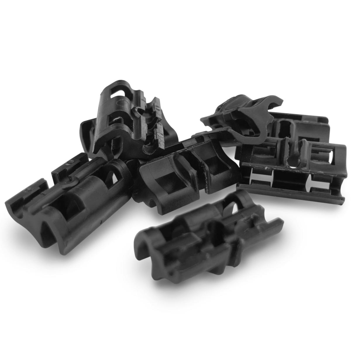 Kabelklämma golvvärme - KABELKLÄMMA GOLVVÄRME 250-PACK FÖR T2 BLÅ/BLACK/GREEN
