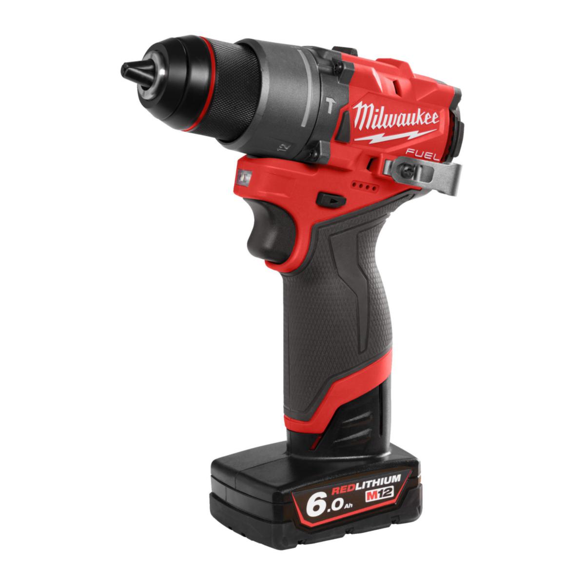 Slagborrmaskin Milwaukee M12 FPD2-602X - SLAGBORRMASKIN MILWAUKEE M12 FPD2-602X, 2X6,0AH, LADD,HDBOX