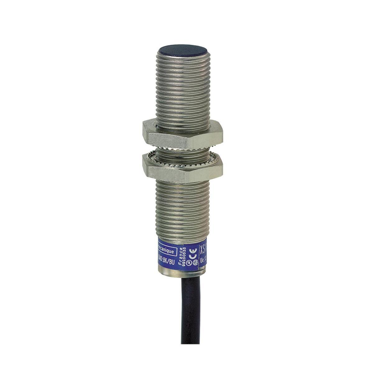 Induktiv givare XS6 lång Osisense DC-matning - IND.GIV M12 SN=4MM SL PNP XS612B1PAL2