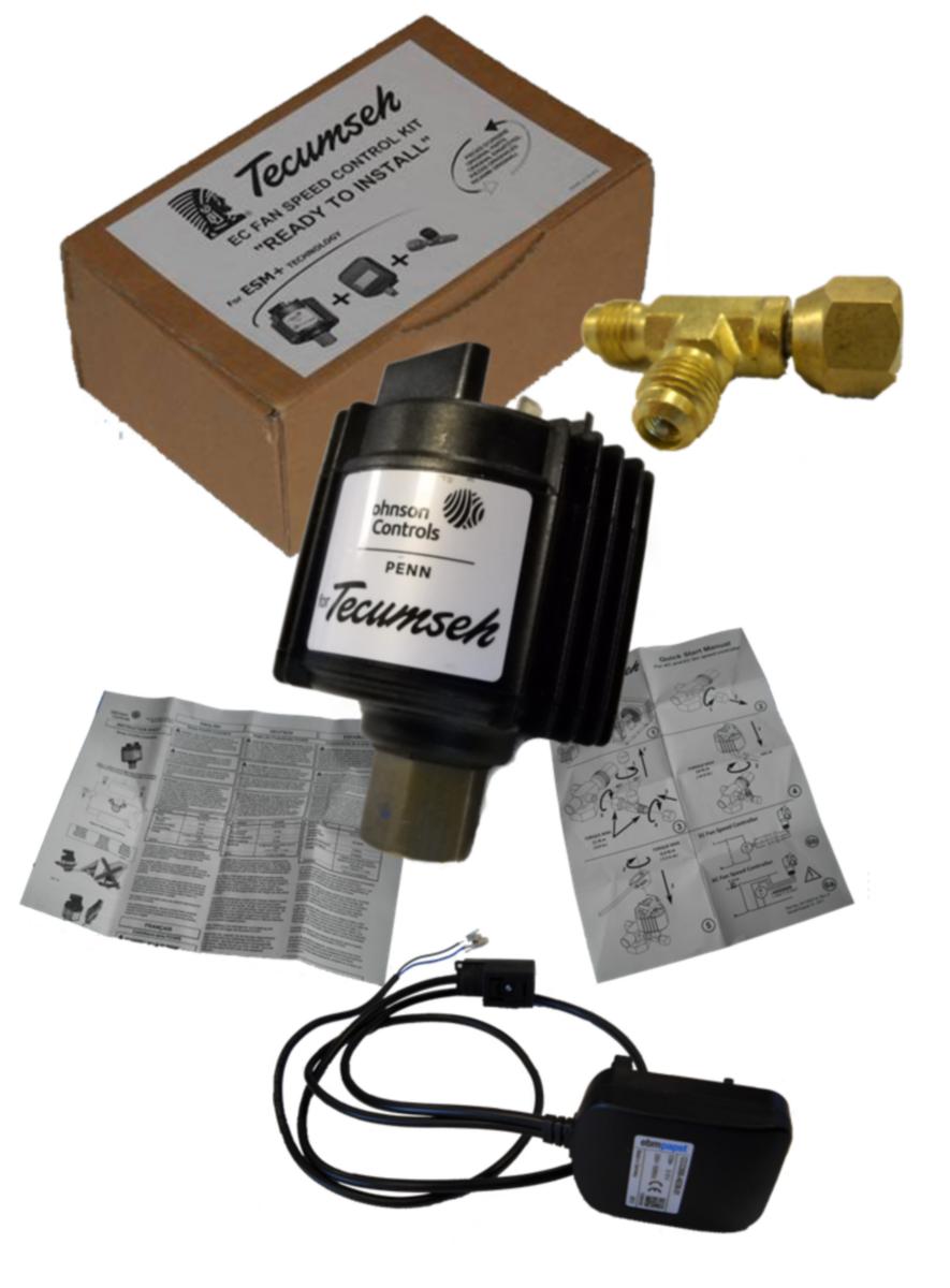 Tryckstyrd varvtalsregulator Tecumseh - FLÄKTSTYRNING TECUMSEH EC-MOTOR R404A DIA 350 MM