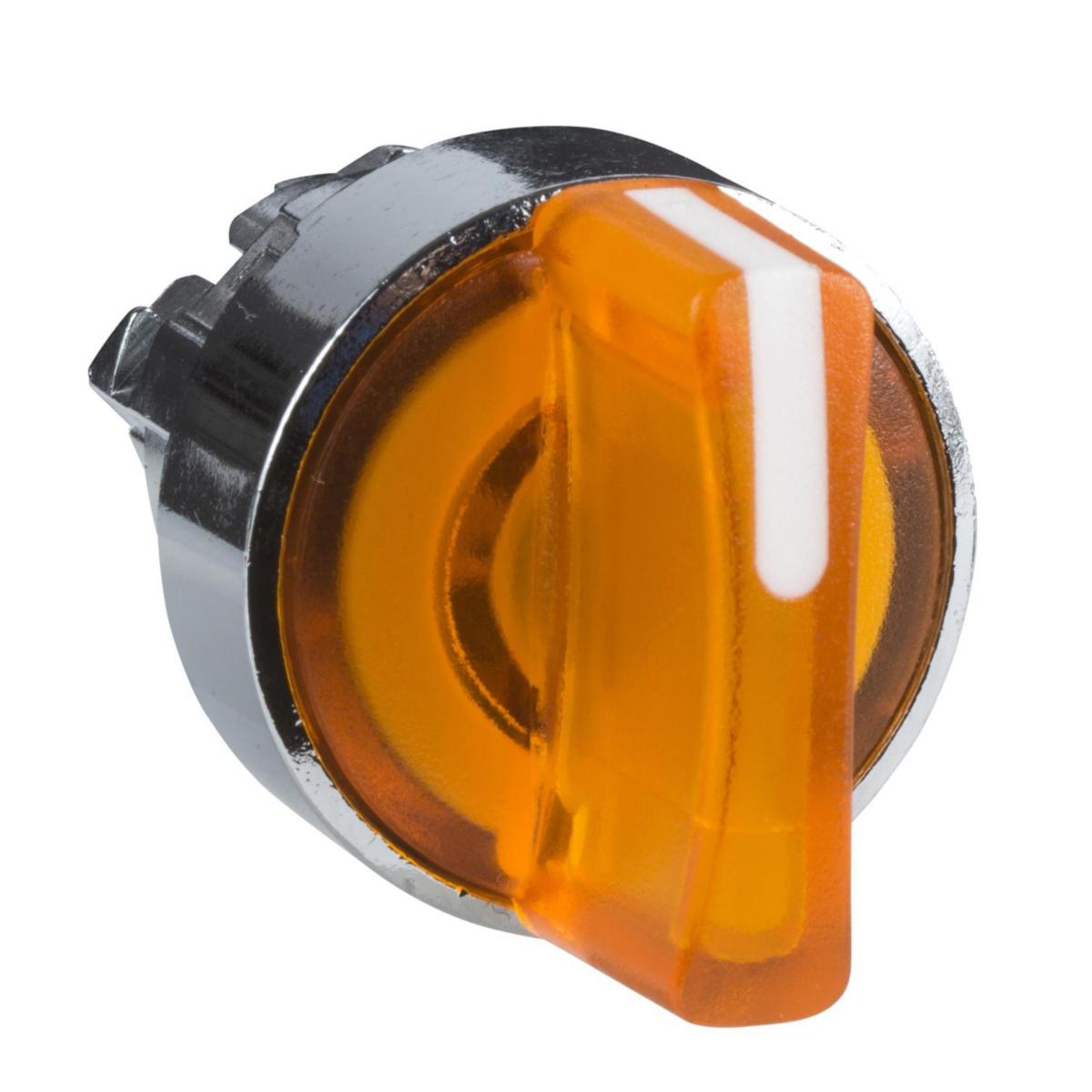 Lampvred kort med LED ZB4BK - LAMPVRED ZB4BK1453 LAMPVRED ORANGE 2LÄGE ÅTERFJ