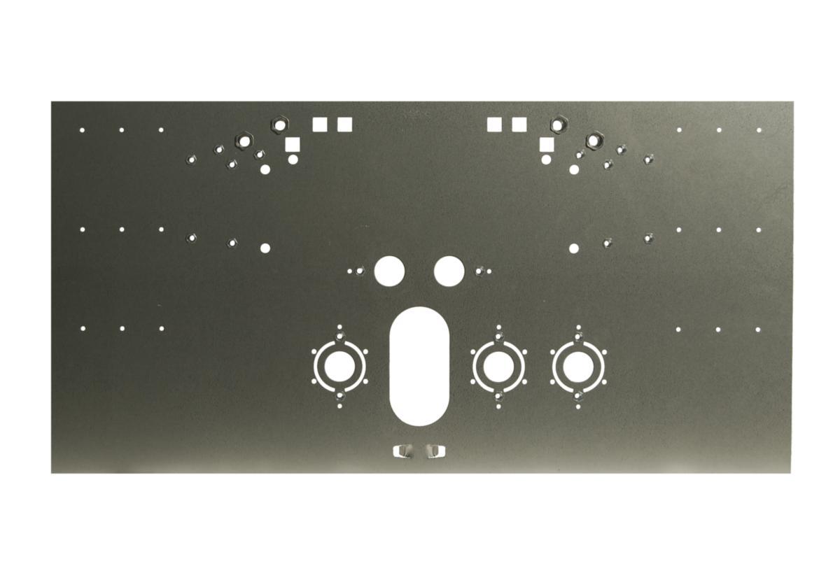 Fixturplåt Universal för tvättställ, Rebase - FIXTURPLÅT UNIV. F. TV.STÄLL 56X42 EL.50X35 O BULTM.CC 28CM