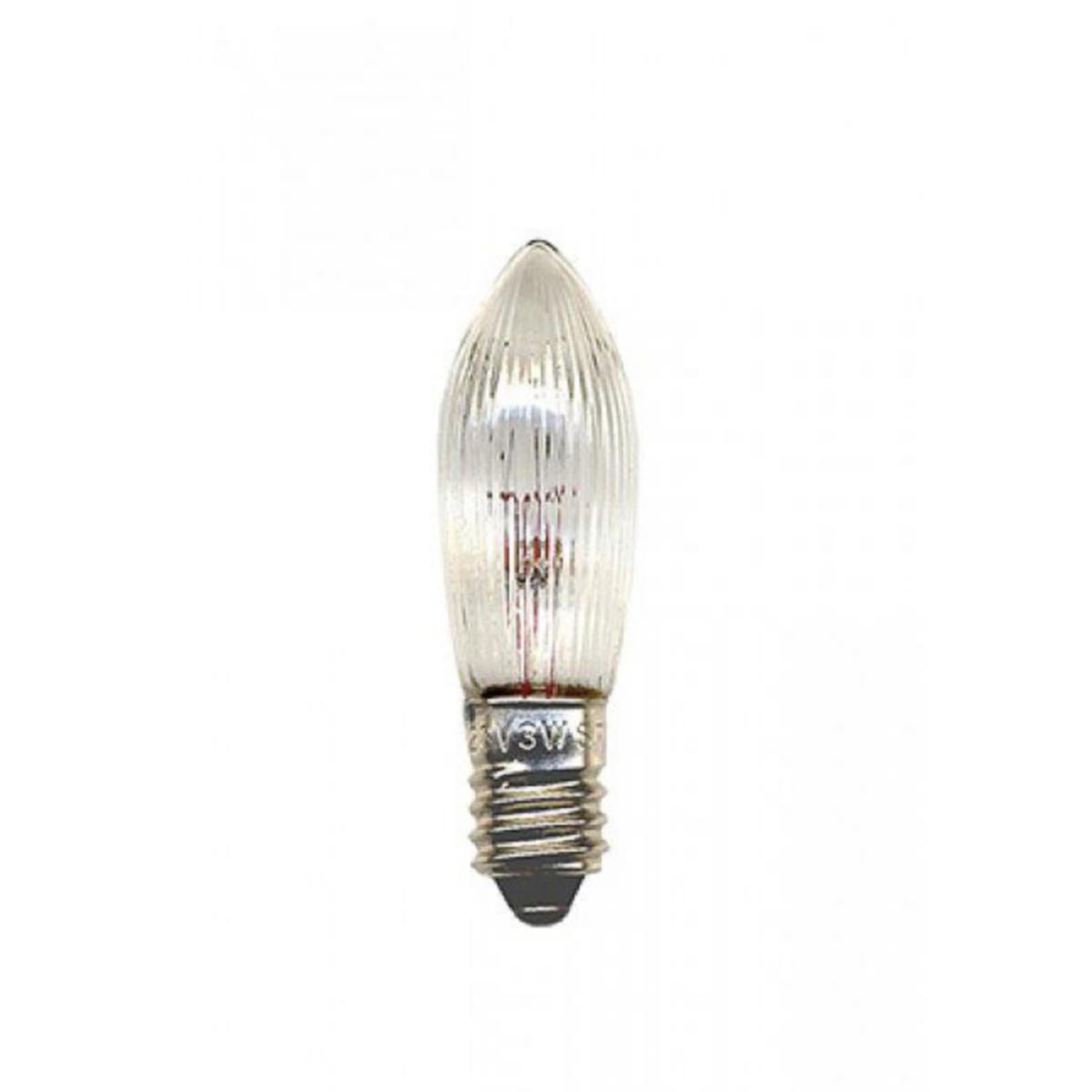 Topplampa till ljusstakar - TOPPLAMPA 34V 3W E10 3-P