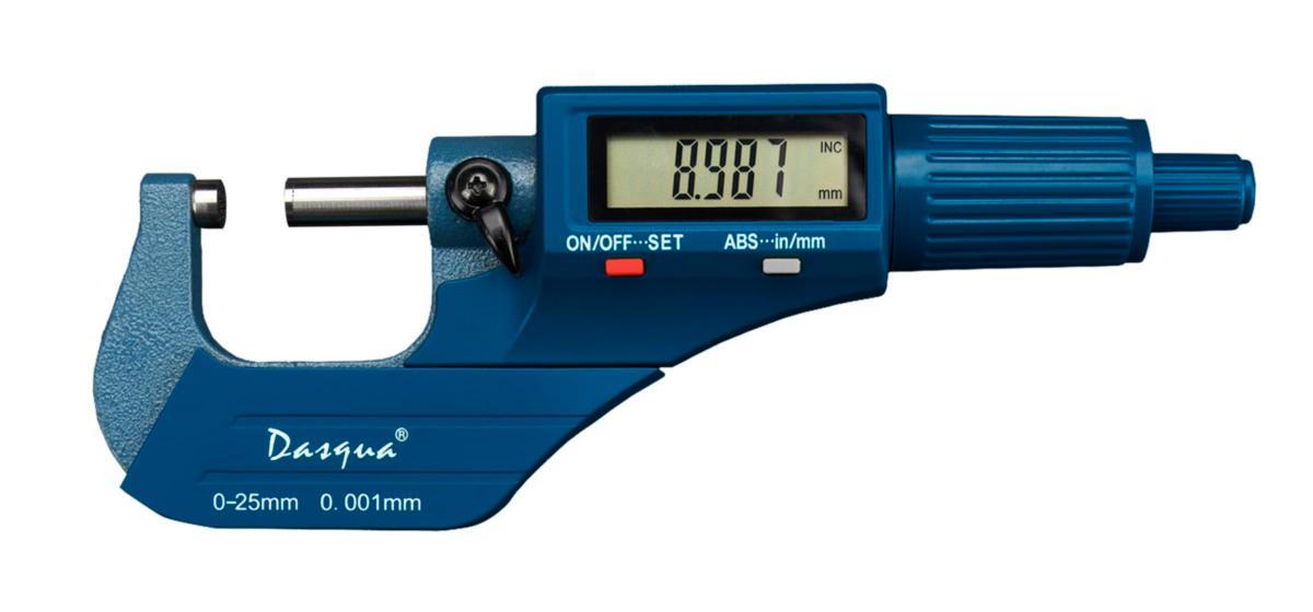 Mikrometer Dasqua utvändig digital - MIKROMETER DASQUA UTV DIGITAL 25-50MM