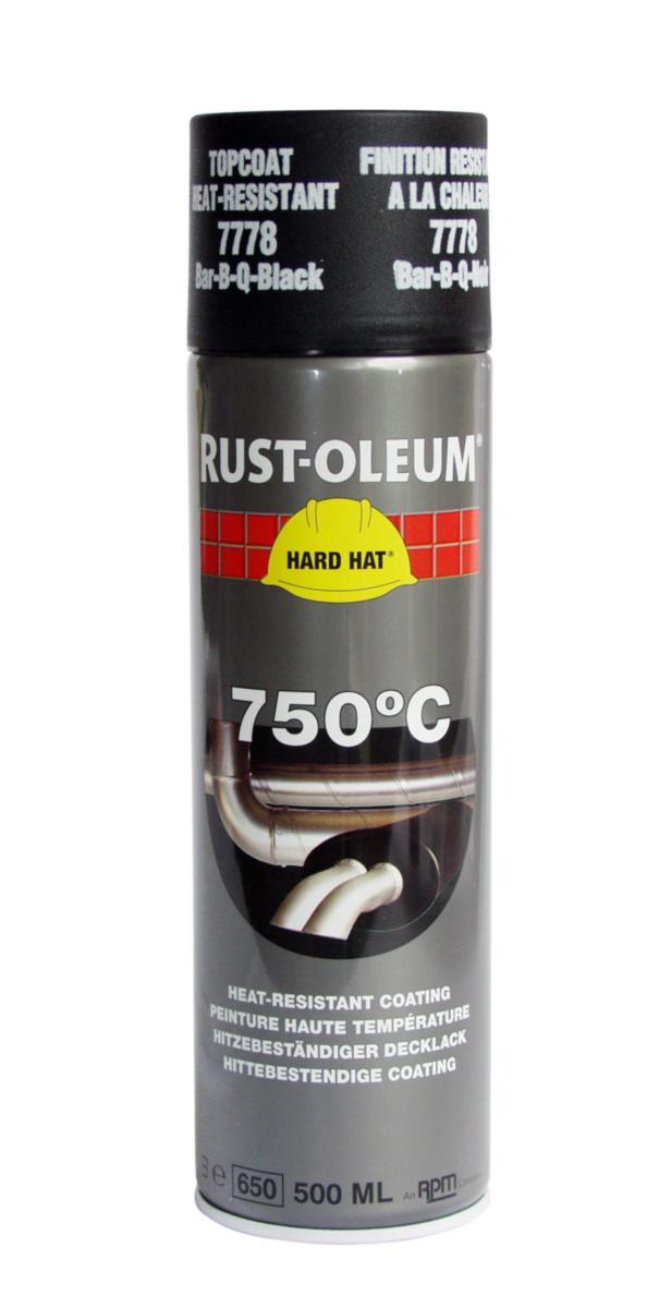 Sprayfärg Rust-Oleum Hard Hat Värmebeständig - SPRAYFÄRG RUST-OLEUM HARD HAT VÄRMEBESTÄNDIG SVART 500 ML