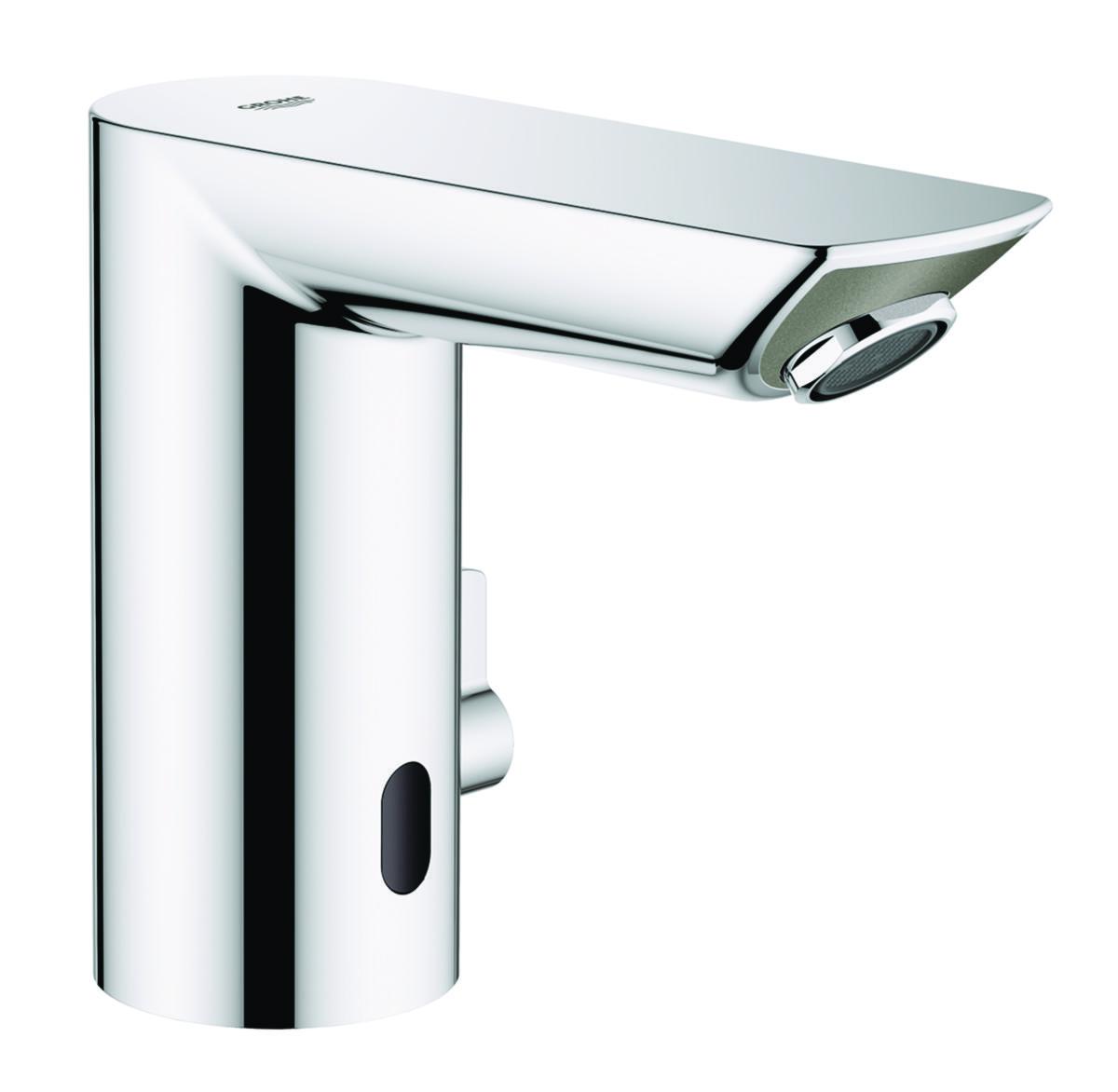 Tvättställsblandare BauCosmo E tvättställ 6V S, Grohe - GROHE BAUCOSMO E BERÖR.FRI TS BLANDARE. 6V BATT. BLYFRI