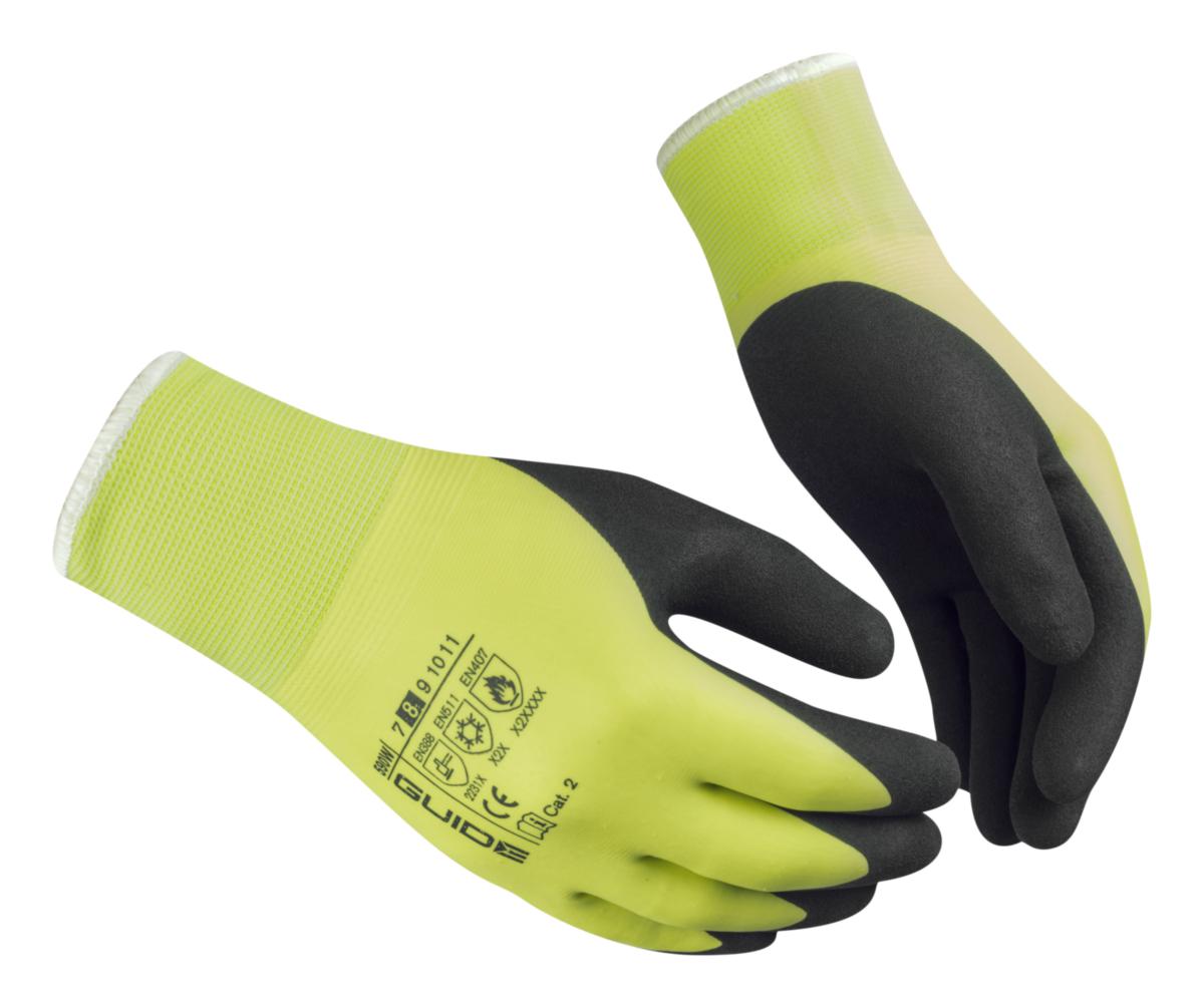 Vinterhandske Guide 590W - HANDSKE GUIDE 590W LATEX FODRAD VATTENTÄT STL 9