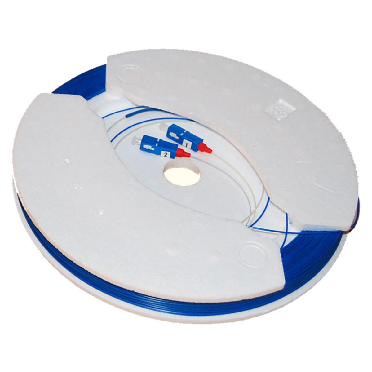 Blåsfiber Förkontakterad Singelmode RPM258005 2x9/125, 2xSC/UPC, Hexatronic - BLÅSFIBER ABF 2SC/UPC 2G657A2 RPM258005/30M