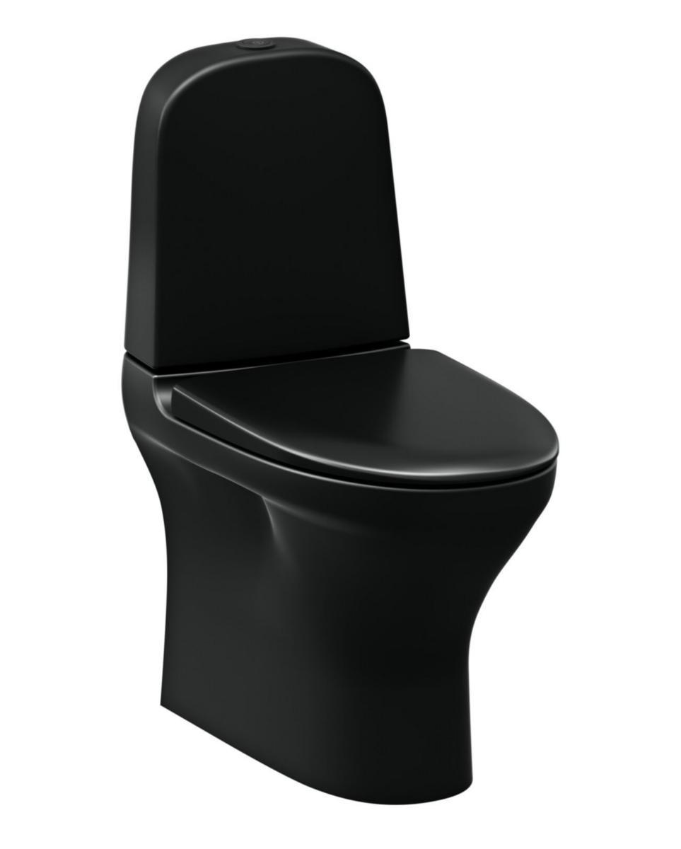 WC-stol Estetic 8300 SoftClose, Gustavsberg - GBG ESTETIC 8300 WC-STOL C+ MATTSVART
