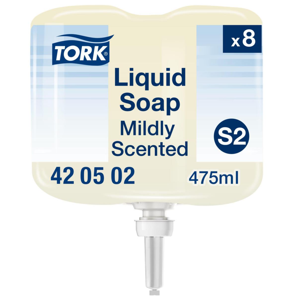 Flytande tvål Tork S2 - TVÅL TORK PREMIUM MINI S2 0.475 LITER GUL 420502