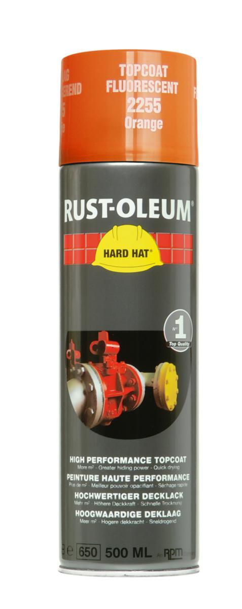 Fluorescerande Rust-Oleum Hard Hat® 2200 - SPRAYFÄRG RUST OLEUM HARD HAT ORANGE FLUORESC 500ML 2255-00