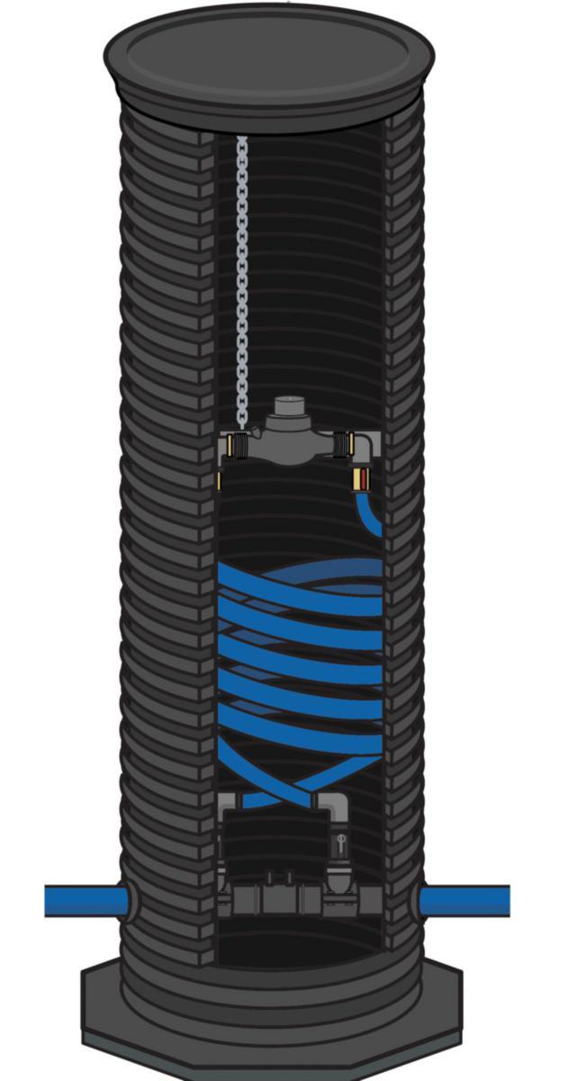 Brimer Vattenmätarbrunn V2 - V2 VATTENMÄTARBRUNN H=1.25M BRIMER