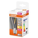 LED-LAMPA NORM (40) E27 DIM KLAR 827 CL A OSRAM