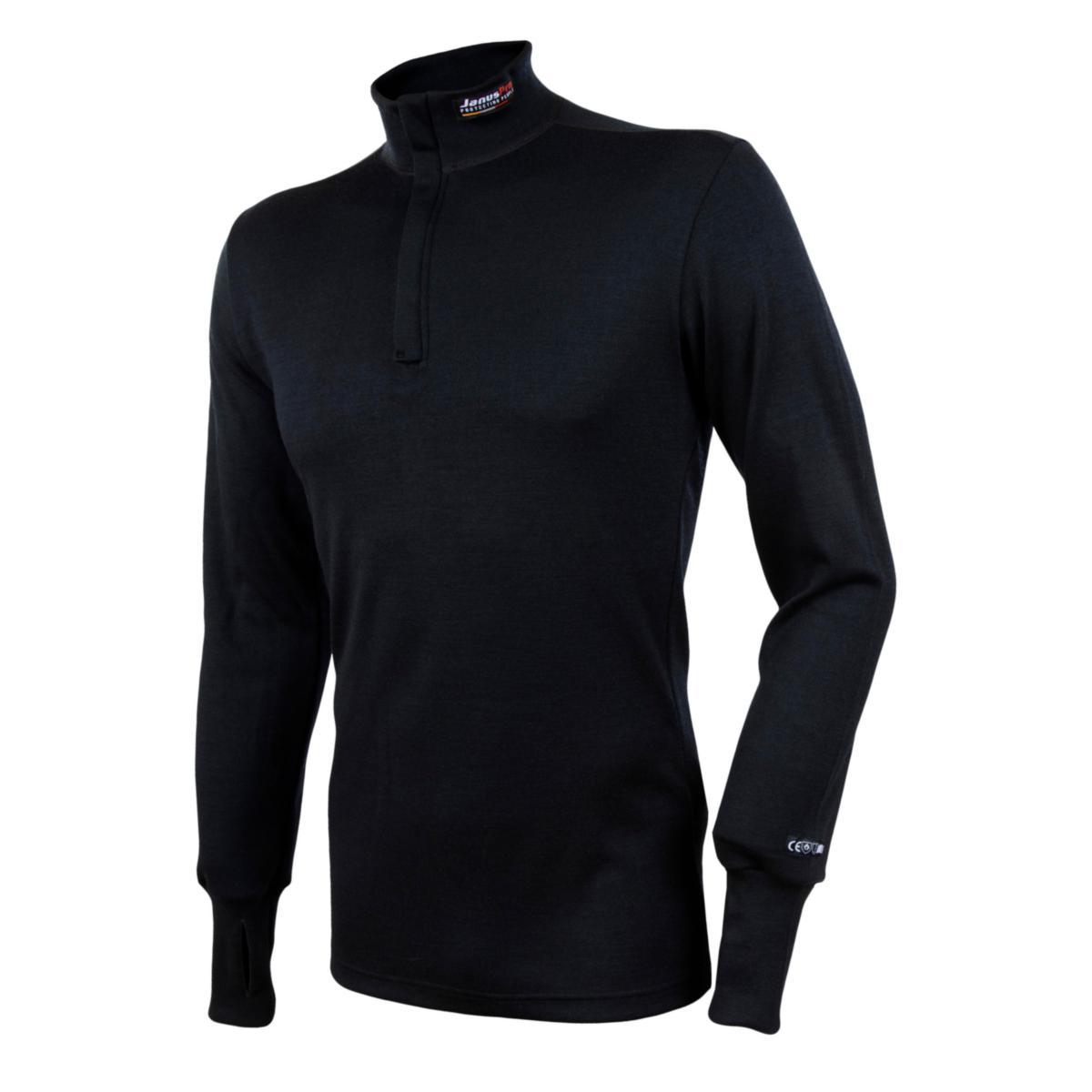 Polotröja med zip JanusPro® Extra 4450-893 - TRÖJA JANUSPRO EXTRA 4450-893 POLO M. DRAGKEDJA FLAM STL S