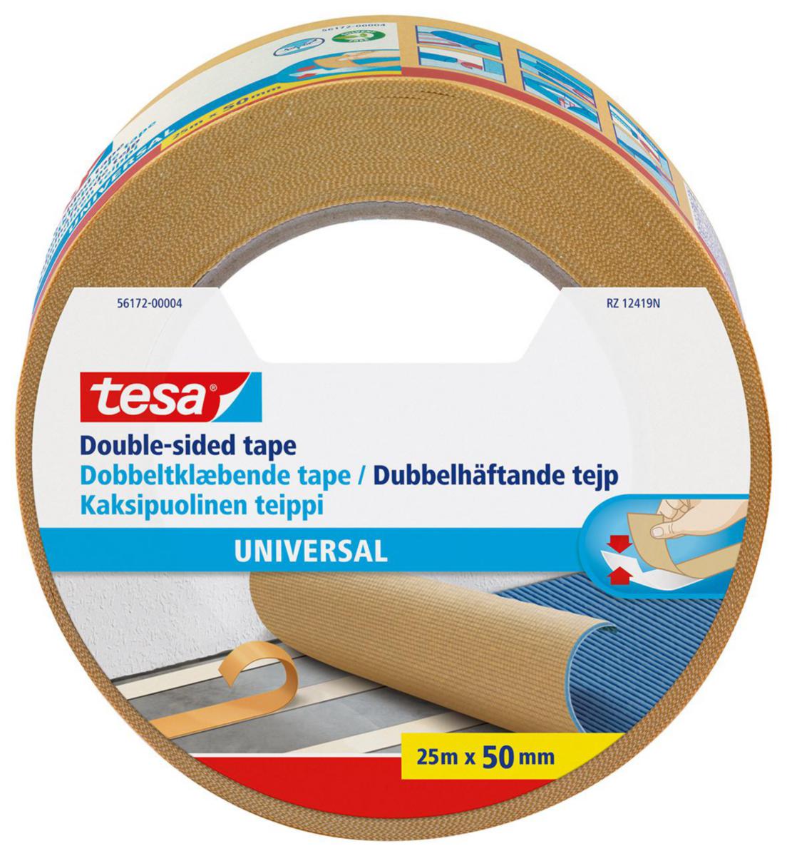 Mattejp Tesa Universal 56172 - MATTEJP TESA UNIVERSAL DUBBELH 25MX50MM 56172