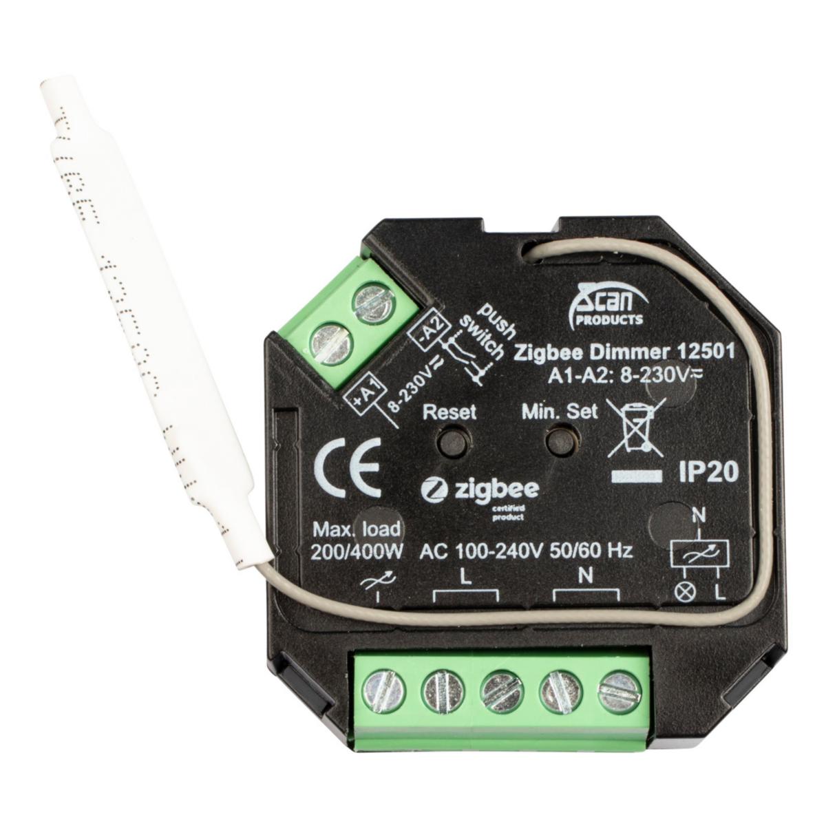 Dimmerpuck Zigbee 200W LED - DIMMERPUCK ZIGBEE 200W LED