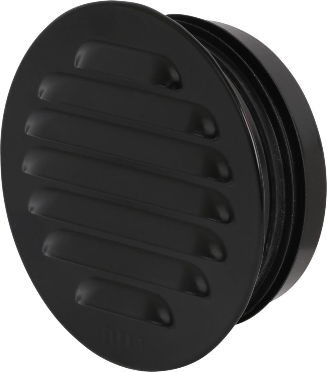 Ventilgaller, stål, rund, Flexit - VENTILGALLER Ø100MM STÅL SVART MED STOS Ø100 FLEXIT 118523