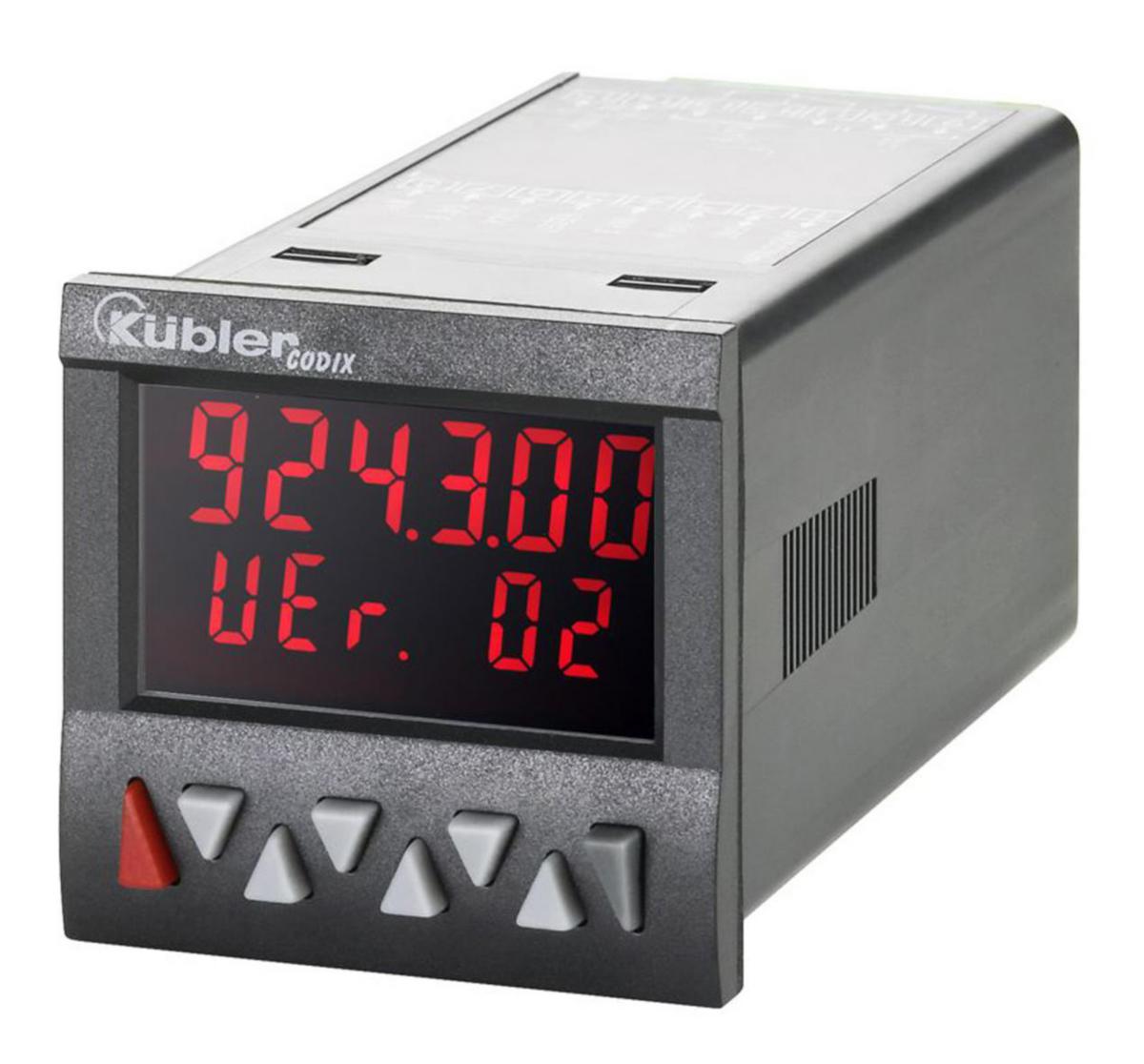 Förvalsräknare Codix 924 - FÖRVALSRÄKN. 2xRELÄ 30VDC CODIX924, 2VAL, 6LCD, 10-30VDC