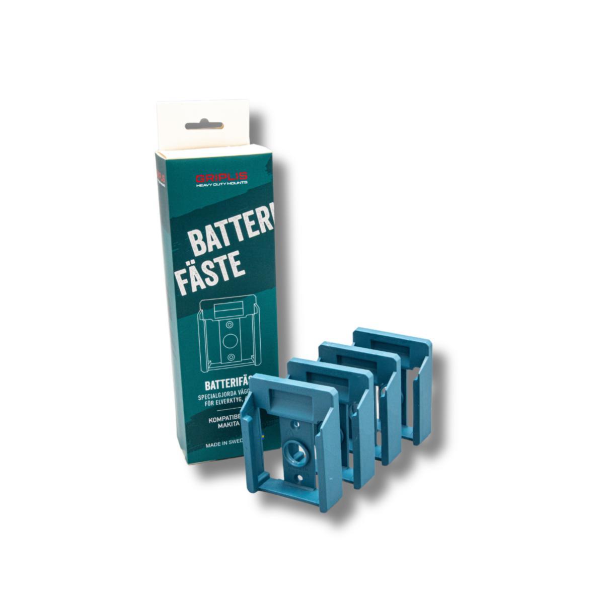 Batterifäste GRIPLIS - BATTERIFÄSTE GRIPLIS MAKITA 18V 4-PACK TURKOS