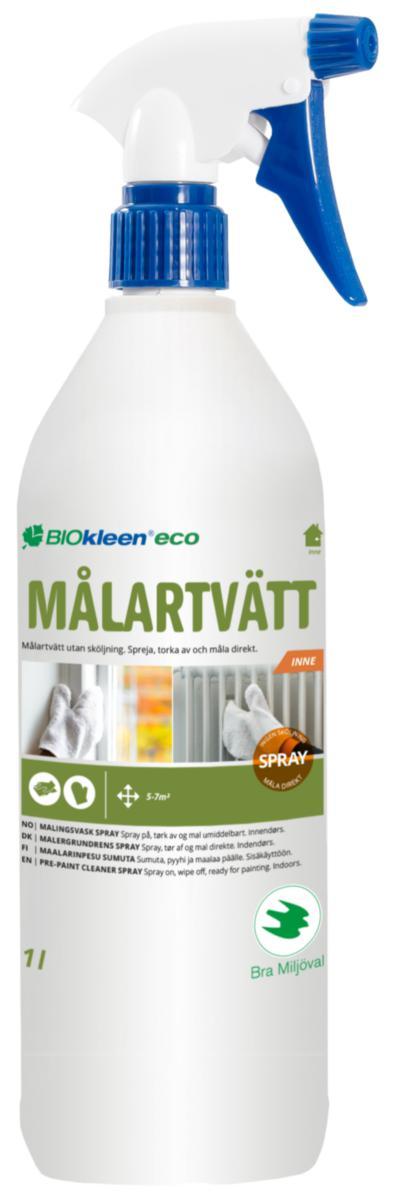 Målartvätt ECO Biokleen inomhus - MÅLARTVÄTT ECO INNE BIOKLEEN SPRAY 1L