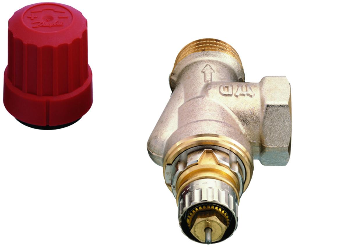Radiatorventil RA-N omvändvinkel, Danfoss - 10 VENTDEL VÄNDVINKEL DANF. 013G3011   RA-N 10