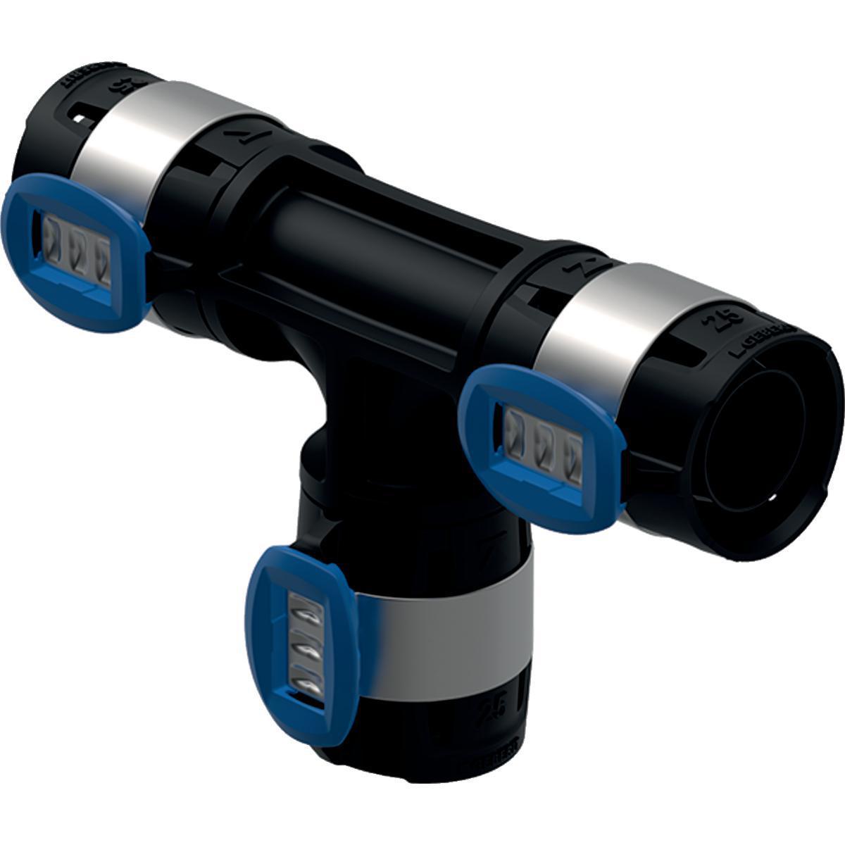 T-rör liksidigt FlowFit, Geberit - FLOWFIT T-RÖR 16MM PPSU GEBERIT
