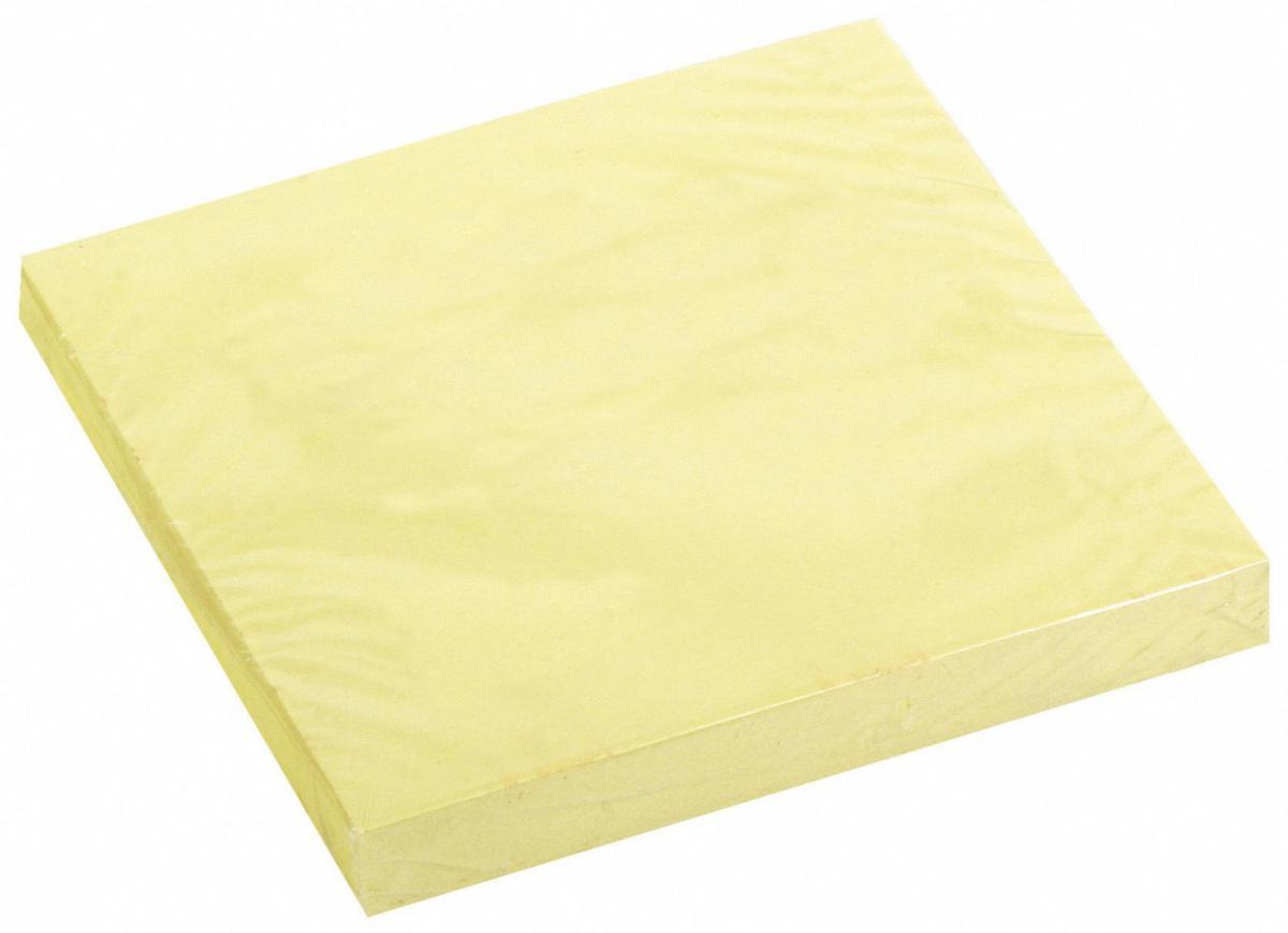 Notisblock Staples Stickies - NOTISBLOCK 76X76 MM GUL STANDARD. 100 BLAD