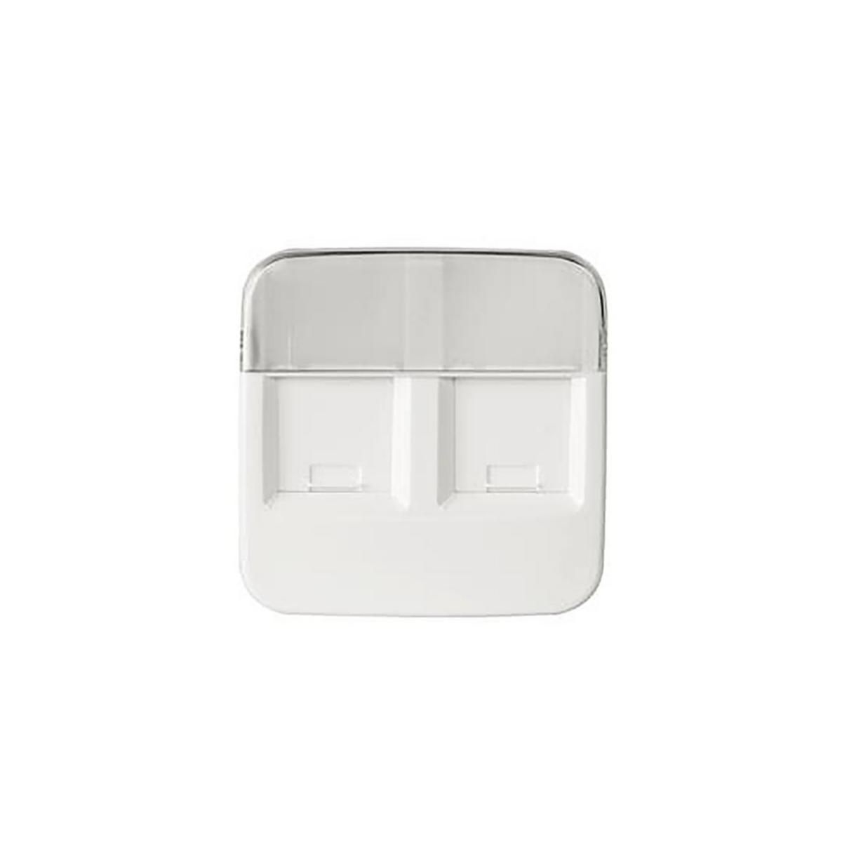 Centrumplatta Jussi för modularuttag, ABB - CENTRUMPLATTA 2XRJ45. JUSSI