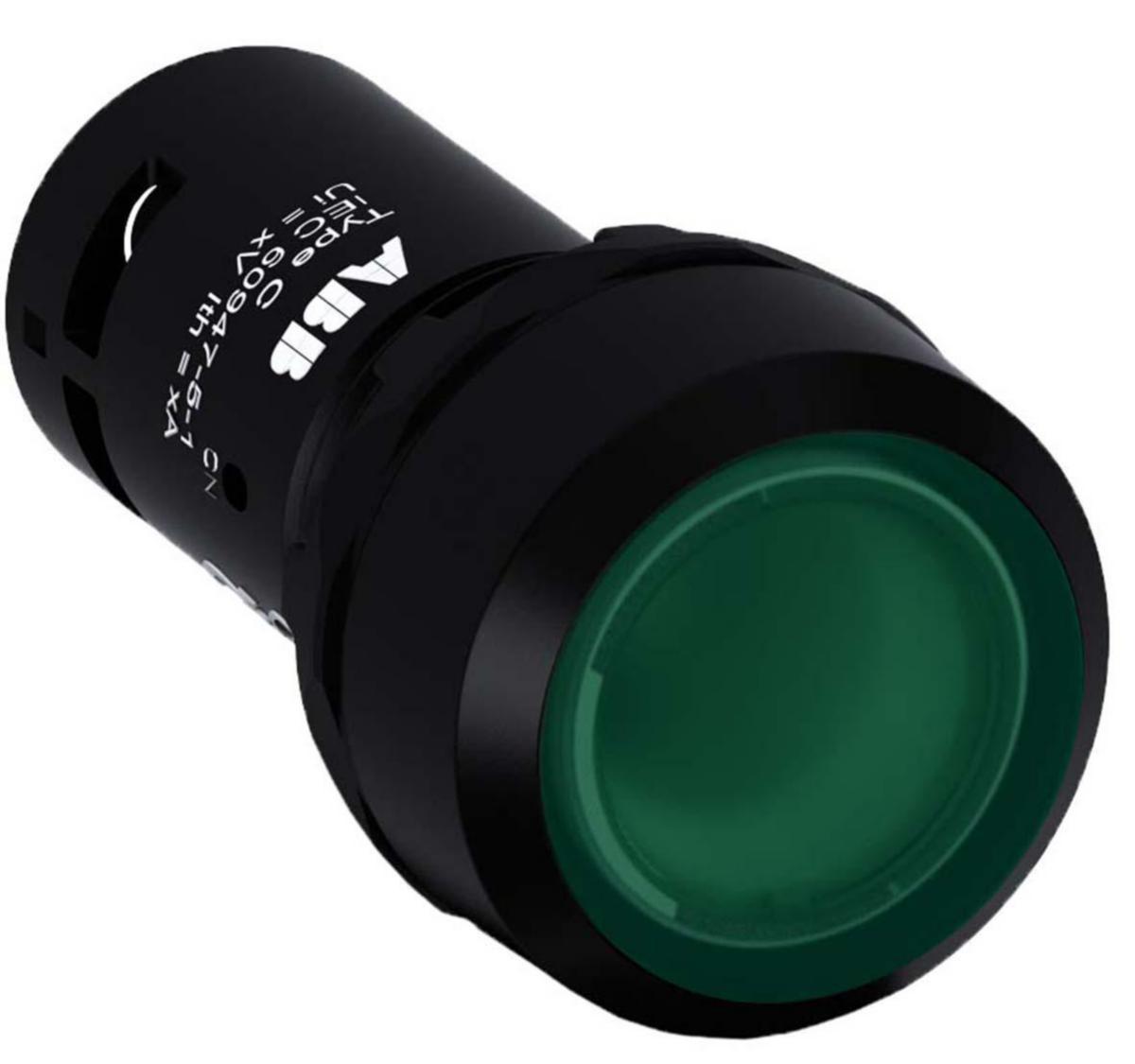 Tryckknapp Compact återfjädrande lågt belyst trycke - TRYCKKNAPP CP1-13G-10 