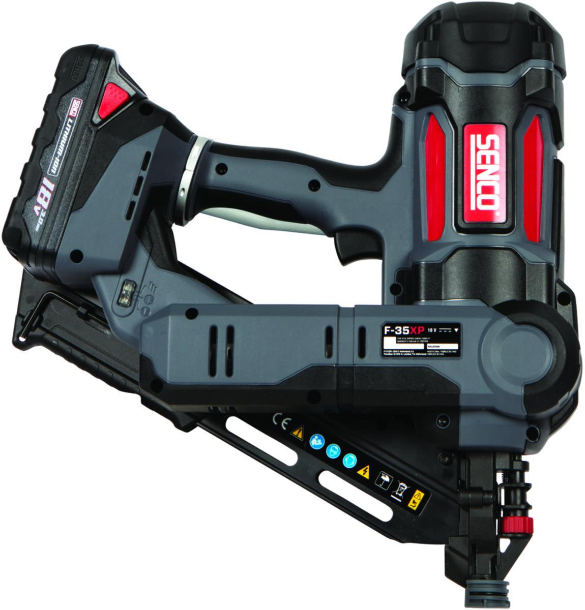 Spikverktyg Senco Fusion F35XP - SPIKVERKTYG SENCO FUSION F35XP 18V2X3.0AHLADD34°(50-90 MM)