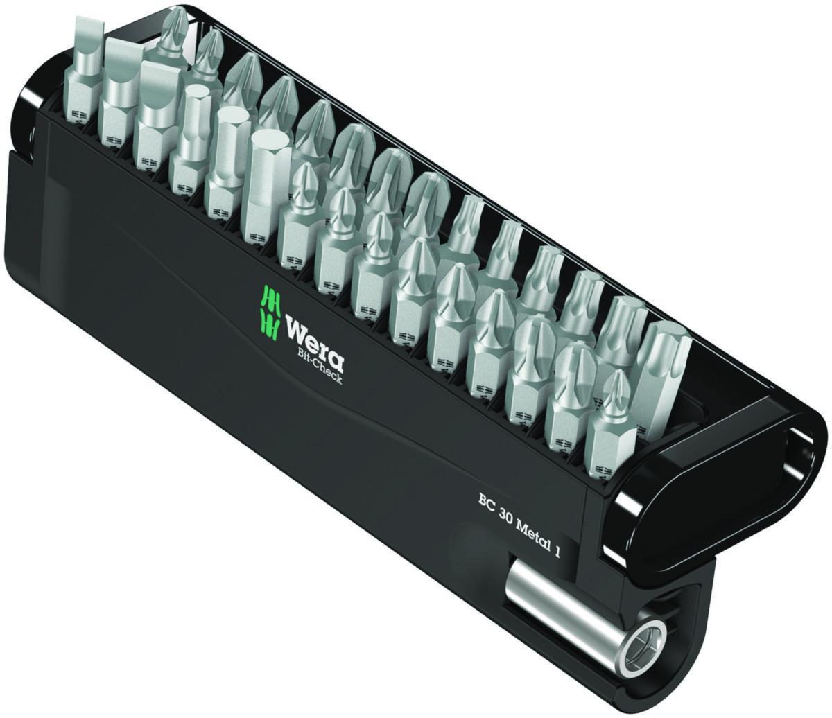 Bitskassett Wera Bit-Check 30 Metal 1 - BITSKASSETT WERA BIT-CHECK 30 METAL 1 29 BITS+HÅLLARE
