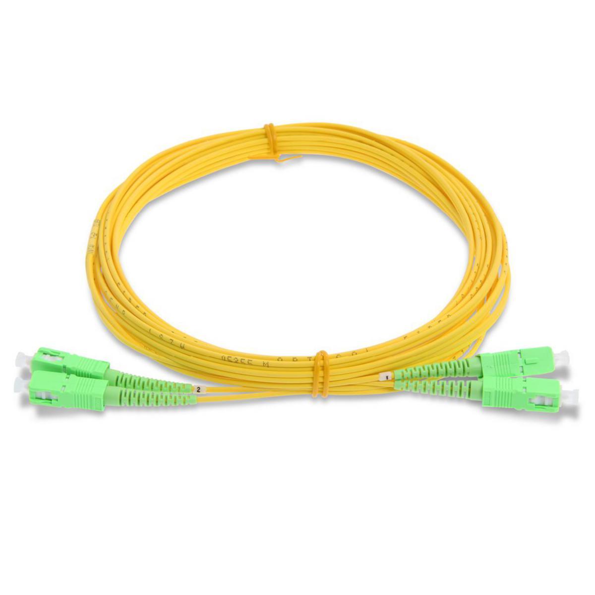 Fiberkablage SM Duplex SC/APC-SC/APC OS2 9/125 - 2XSC-SC 10/ APC 1M GUL 41F-S1-SC-SC-01A