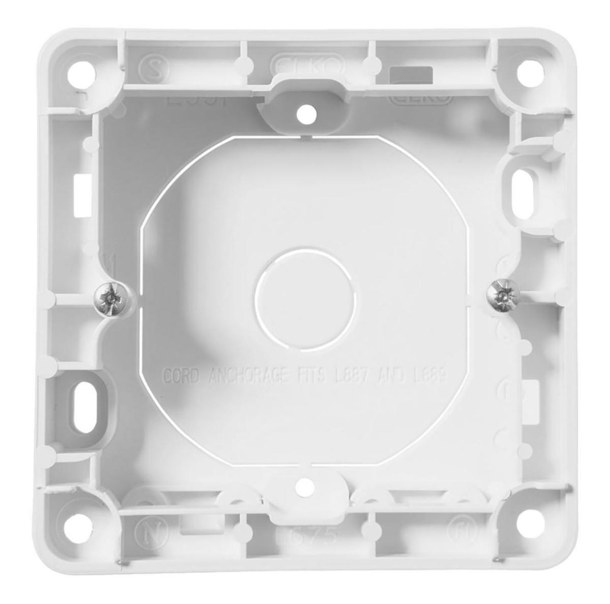 Förhöjningsramar ELKO-ROT - FÖRHÖJNINGSRAM 1-FACK 20MM RV EKO30187