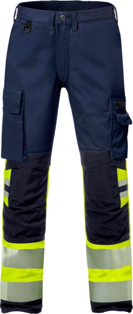 Midjebyxa Fristads 2705 PLU Stretch - MIDJEBYXA FR 2705 PLU GUL/MAR VARSEL KL1 SERVICE STL D92