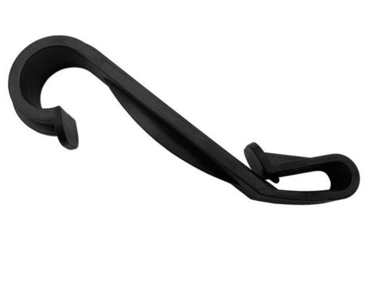 Smartclip H, kabelklämma för takränna - KABELKLÄMMA H SVART SMARTCLIP H SVART